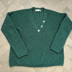 Sezane Sweaters Willy Jumper Emerald Green | Mohair and Alpaca XS